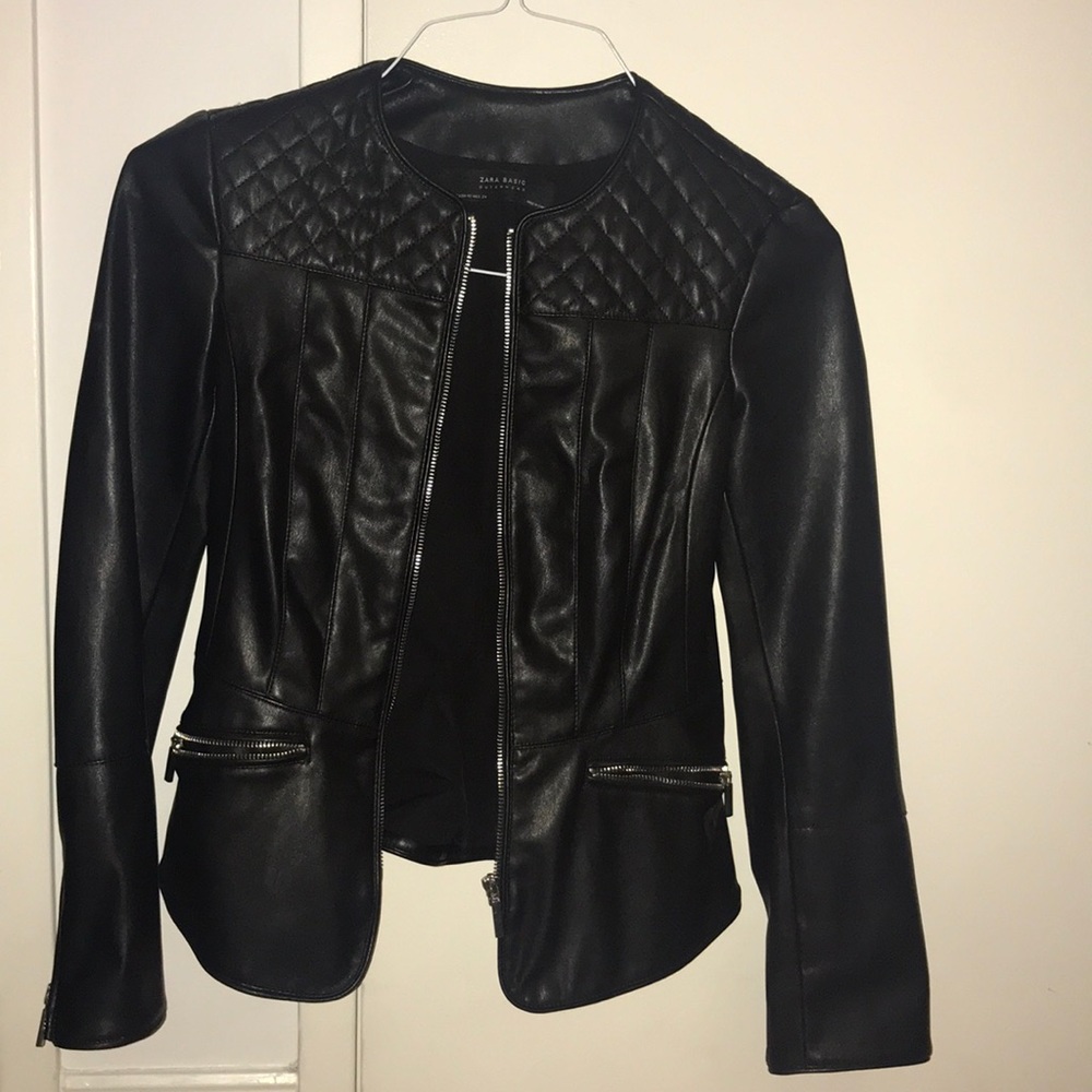 ZARA Vegan Leather Jacket